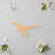 Unfinished Velociraptor Wood Cutout - Unfinished Baltic Birch Craft Shape