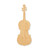 Unfinished Violin Wood Cutout - Unfinished Baltic Birch Craft Shape
