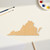 Unfinished Virginia Wood Cutout - Unfinished Baltic Birch Craft Shape