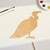 Unfinished Vulture Wood Cutout for Door Hangers, Seasonal Decor and Paint Parties, Baltic Birch Craft Blank