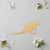 Unfinished Wallaby Wood Cutout - Unfinished Baltic Birch Craft Shape