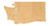 Unfinished Washington Wood Cutout for Door Hangers, Seasonal Decor and Paint Parties, Baltic Birch Craft Blank