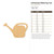Unfinished Watering Can Wood Cutout - Unfinished Baltic Birch Craft Shape