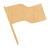 Unfinished Wavy Flag Wood Cutout for Door Hangers, Seasonal Decor and Paint Parties, Baltic Birch Craft Blank