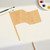 Unfinished Wavy Flag Wood Cutout for Door Hangers, Seasonal Decor and Paint Parties, Baltic Birch Craft Blank