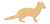 Unfinished Weasel Wood Cutout for Door Hangers, Seasonal Decor and Paint Parties, Baltic Birch Craft Blank