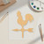 Unfinished Weather Vane 2 Wood Cutout - Unfinished Baltic Birch Craft Shape