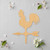 Unfinished Weather Vane 2 Wood Cutout - Unfinished Baltic Birch Craft Shape