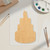 Unfinished Wedding Cake Wood Cutout - Unfinished Baltic Birch Craft Shape