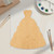 Unfinished Wedding Dress Wood Cutout - Unfinished Baltic Birch Craft Shape