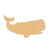 Unfinished Whale 1 Wood Cutout - Unfinished Baltic Birch Craft Shape