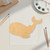 Unfinished Whale Wood Cutout - Unfinished Baltic Birch Craft Shape
