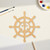 Ship Wheel Anchor Wood Cutout Craft Blank, Unfinished Baltic Birch Nautical DIY Shape