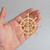 Ship Wheel Anchor Wood Cutout - Unfinished Baltic Birch Craft Shape