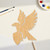 Eagle With Shield Wood Cutout - Unfinished Baltic Birch Craft Shape
