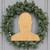 Bald Man With Beard Wood Cutout - Unfinished Baltic Birch Craft Shape