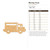 Moving Truck Wood Cutout - Unfinished Baltic Birch Craft Shape