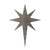 Bethlehem Star Steel Cutout Shape - Raw Metal Wall Art and Craft Supply