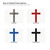 Cross Steel Cutout Shape - Raw Metal Wall Art and Craft Supply