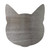Cat Head Steel Cutout Shape, Raw Metal Wall Art and Craft Supply