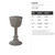 Chalice Steel Cutout Shape - Raw Metal Wall Art and Craft Supply