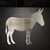 Donkey Steel Cutout Shape, Raw Metal Wall Art and Craft Supply