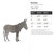 Donkey Steel Cutout Shape, Raw Metal Wall Art and Craft Supply