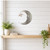 Moon and Star Steel Cutout Shape - Raw Metal Wall Art and Craft Supply