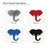 Elephant Head Steel Cutout Shape - Raw Metal Wall Art and Craft Supply