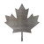 Canadian Maple Leaf Steel Cutout Shape, Raw Metal Wall Art and Craft Supply