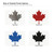 Canadian Maple Leaf Steel Cutout Shape, Raw Metal Wall Art and Craft Supply