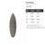 Surf Board Steel Cutout Shape - Raw Metal Wall Art and Craft Supply