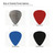 Guitar Pick Steel Cutout Shape - Raw Metal Wall Art and Craft Supply