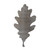 Oak Leaf 2 Steel Cutout Shape - Raw Metal Wall Art and Craft Supply
