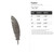 Feather Steel Cutout Shape - Raw Metal Wall Art and Craft Supply