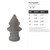 Fire Hydrant Steel Cutout Shape - Raw Metal Wall Art and Craft Supply