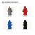 Fire Hydrant Steel Cutout Shape - Raw Metal Wall Art and Craft Supply