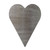 Long Heart Steel Cutout Shape, Raw Metal Wall Art and Craft Supply