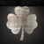 Four Leaf Clover Steel Cutout Shape, Raw Metal Wall Art and Craft Supply