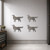 Golden Retriever Steel Cutout Shape, Raw Metal Wall Art and Craft Supply