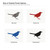 Mockingbird Steel Cutout Shape - Raw Metal Wall Art and Craft Supply