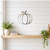 Pumpkin Steel Cutout Shape - Raw Metal Wall Art and Craft Supply