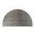 Half Circle Steel Cutout Shape, Raw Metal Wall Art and Craft Supply