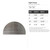 Half Circle Steel Cutout Shape, Raw Metal Wall Art and Craft Supply