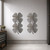 Clover 2 Steel Cutout Shape, Raw Metal Wall Art and Craft Supply