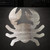 Cartoon Crab 2 Steel Cutout Shape - Raw Metal Wall Art and Craft Supply