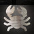 Cartoon Crab 2 Steel Cutout Shape, Raw Metal Wall Art and Craft Supply