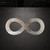 Infinity Symbol Steel Cutout Shape - Raw Metal Wall Art and Craft Supply