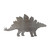 Stegosaurus Steel Cutout Shape - Raw Metal Wall Art and Craft Supply