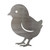 Baby Chick Steel Cutout Shape - Raw Metal Wall Art and Craft Supply
